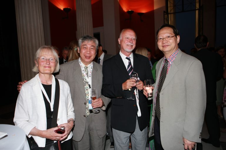 Athens 2011 Congress with  his wife, Prof. Hallonsten and Prof. Shunte Huang, a past president of Taiwan Academy of Pediatric Dentistry and IAPD Past President Dr Tsai