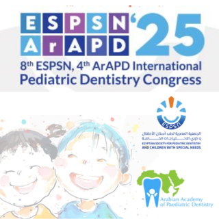 The 8th International Conference of the Egyptian Society for Pediatric Dentistry and Children with Special Needs (ESPSN’25) & 4th International Conference of the Arabian Academy of Pediatric Dentistry ArAPD | 28 - 31 January 2025 | Cairo, Egypt