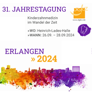 31st Annual Meeting of the German Society of Paediatric Dentistry DGKiZ | 26-28 September 2024| Erlangen, Germany