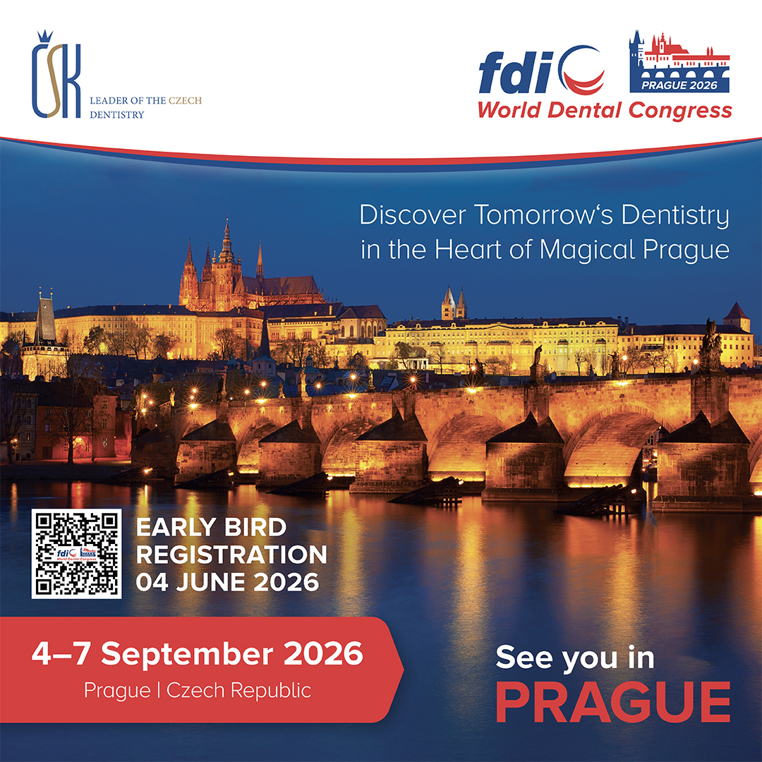 fdi World Dental Congress  | 4 - 7 September 2026 | Prague, Czech Republic